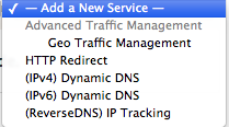Add_a_New_Service Add a new service drop-down view