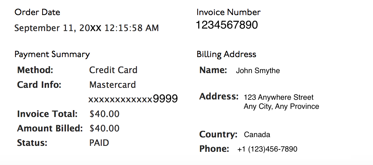 Non-direct Invoice Header