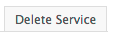 delete service button