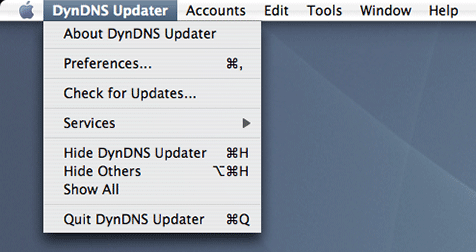 please configure dyn updater