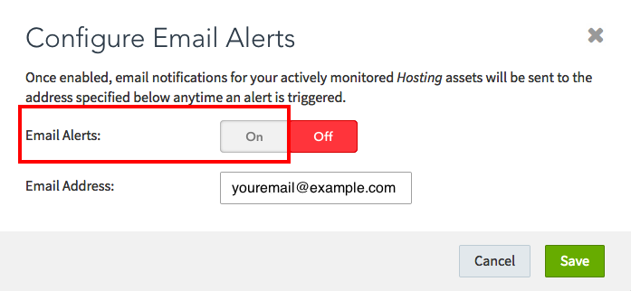 Configure Email Alerts 1